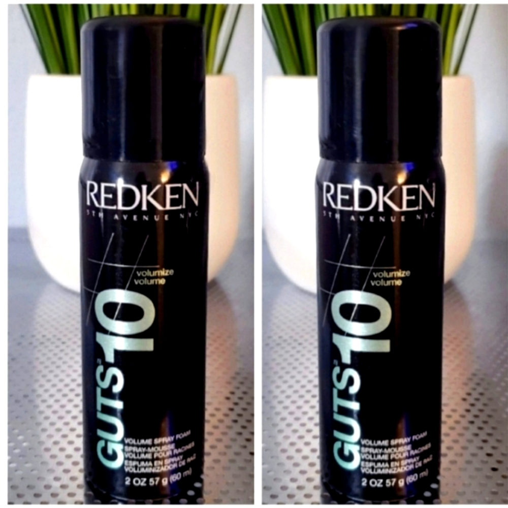 Redken Guts 10 Volumizing Spray Mousse- Lot of 2- New  ☆Discontinued, Rare, HTF☆